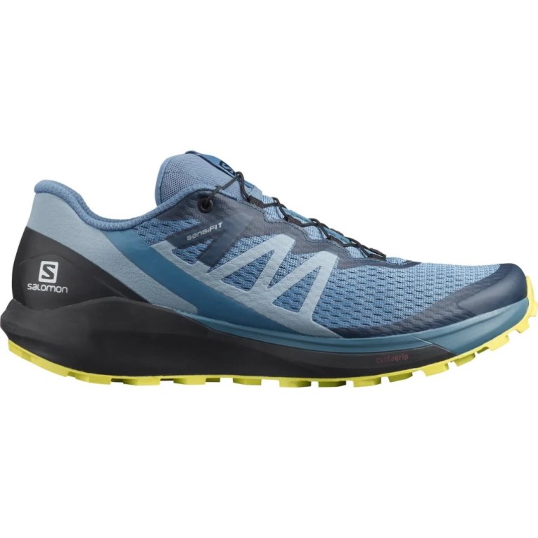 Sapatilhas Trail Running Salomon Sense Ride 4 Masculino Azuis | PT B86290